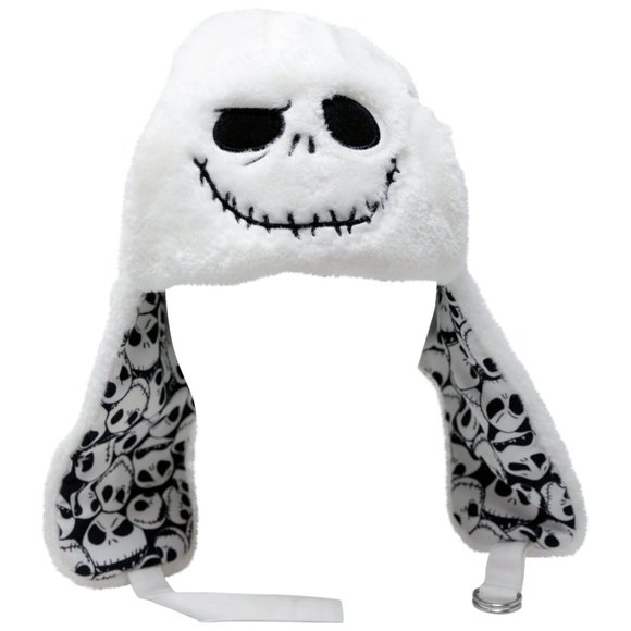 Nightmare Before Christmas Reversible Bomber Winter Hat - Picture 3 of 3
